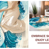 Elegant Ocean Wave Aesthetic(Blue)