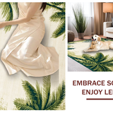 Chic Circular Greenery Motif(Beige)