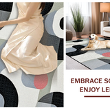 Artistic Modern Swirl Motif(Gray)