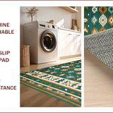 Chic Southwestern Ethnic Motif(Green)