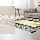 Chic Abstract Linear Design(Beige)