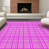 Ultra Soft Area Rug, Non Slip, Stain Resistant, Washable Area Rugs for Living Room, Bedroom, Chic Playful Color Splash Pattern(Purple)