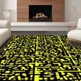 Unique Artistic Statement Mat(Black)