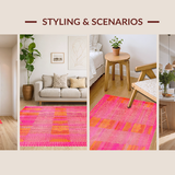 Colorful Modernist Textured(Pink)