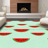 Ultra Soft Area Rug, Non Slip, Stain Resistant, Washable Area Rugs for Living Room, Bedroom, Artistic Juicy Fruit Appeal(Red)