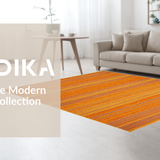 Ultra Soft Area Rug, Non Slip, Stain Resistant, Washable Area Rugs for Living Room, Bedroom, Charming Coastal Animal Motif(Orange)