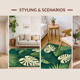 Playful Leafy Bathroom Charm(Green)