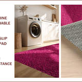 Ultra Soft Area Rug, Non Slip, Stain Resistant, Washable Area Rugs for Living Room, Bedroom, Vintage Hot Pink Non-Slip Living Room(Pink)