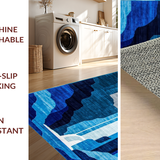 Chic Abstract Cascade Design(Blue)