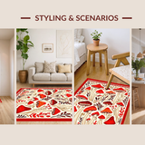 Lively Nature inspired Bath Decor(Red)