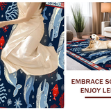 Charming Seaside Creature Print(Blue)