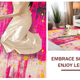 Bright Retro Color Block(Pink)