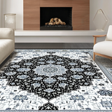 Luxurious Black Tiled Aesthetic(White)