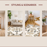 Geometric Ivory Southwestern Aesthetic(Beige)