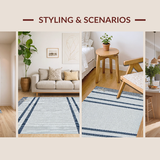 Coastal Starfish Striped Aesthetic(Gray)