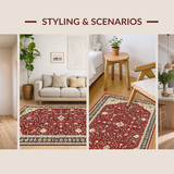 Classic Rustic Symmetrical Design(Red)