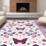 Dreamy Butterfly Artful Composition(White)