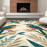 Charming Tropical Floral Fusion(Beige)