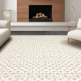 Sleek Minimalist Lattice Design(Beige)
