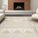 Cozy Textured Diamond Design(Beige)