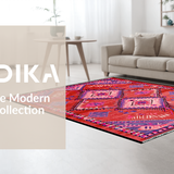 Lively Textured Trellis Aesthetic(Red)