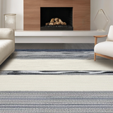 Cozy Textured Cream and Navy(Blue)