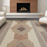 Elegant Multicolored Linear Design(Beige)