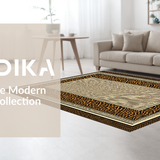Ultra Soft Area Rug, Non Slip, Stain Resistant, Washable Area Rugs for Living Room, Bedroom, Vibrant Safari Style Elegance(Beige)