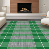 Artistic Greenish Grey Geometric Motif(Green)