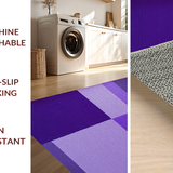 Ultra Soft Area Rug, Non Slip, Stain Resistant, Washable Area Rugs for Living Room, Bedroom, Stylish Shaggy Contemporary Vibe(Purple)