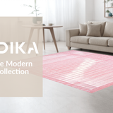 Chic Light Pink Geometric Motif(Pink)
