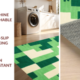 Ultra Soft Area Rug, Non Slip, Stain Resistant, Washable Area Rugs for Living Room, Bedroom, Fun Animal Motif for Children(Green)