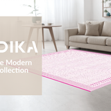 Ultra Soft Area Rug, Non Slip, Stain Resistant, Washable Area Rugs for Living Room, Bedroom, Charming Pastel Shaggy Texture(White)