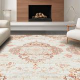 Whimsical Floral Ogee Design(Ivory)