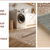 Ultra Soft Area Rug, Non Slip, Stain Resistant, Washable Area Rugs for Living Room, Bedroom, Antelope Print Fawn(Beige)