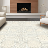 Luxurious White Lace Visual(Beige)