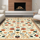 Modern Hued Petal Print(Ivory)