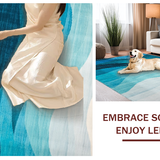 Chic Two Tone Bathroom Decor(Blue)