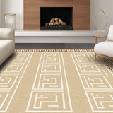 Rustic Earth Toned Ogee Design(Beige)