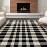 Cozy Transitional Plaid Design(Beige)