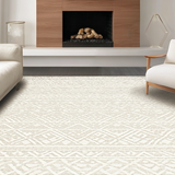 Elegant Creamy Textured Motif(Beige)