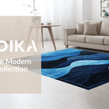 Modern Vibrant Linear Flow(Blue)