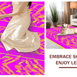 Ultra Soft Area Rug, Non Slip, Stain Resistant, Washable Area Rugs for Living Room, Bedroom, Whimsical Bold Pattern Fusion(Yellow)
