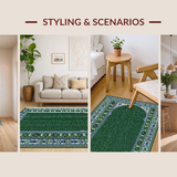 Contemporary Quilted Symmetrical(Green)