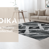 Artful Geometric Contrast Design(Gray)