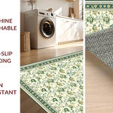 Graceful Green Accent Design(Beige)