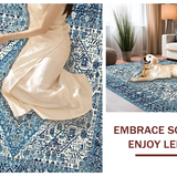 Minimalist Abstract Linear Arrangement(Blue)