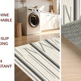 Cosy Beige and Black Symmetry(Beige)