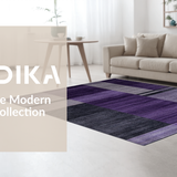 Ultra Soft Area Rug, Non Slip, Stain Resistant, Washable Area Rugs for Living Room, Bedroom, Luxe Purple Dreamy Vibe(Purple)