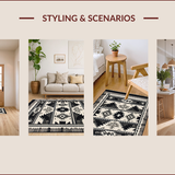 Elegant Ivory Ethnic Motif(Black)